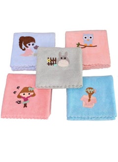 Buy Soft Microfiber Fast Drying Face Cleaning Towel (Size 35*75 Cm Purple 80 Grams) in Saudi Arabia