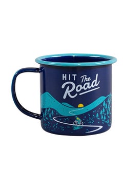 اشتري Enamel Mug - Hit The Road في الامارات