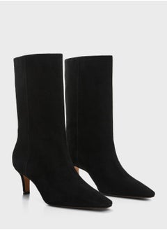 اشتري Hiro Mid Heel Ankle Boots في الامارات