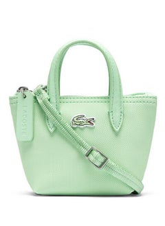 Buy Women's L12.12 detachable shoulder strap handbag mini green L10 x H10 x D6cm in Saudi Arabia