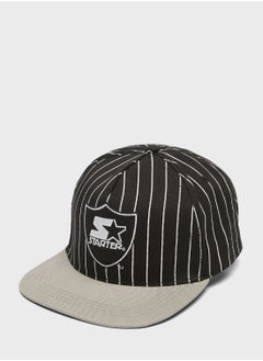 Buy Logo Print Flat Peak Cap in Saudi Arabia