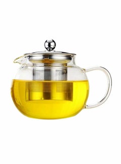 Buy Glass Teapot with Stainless Steel Infuser in UAE