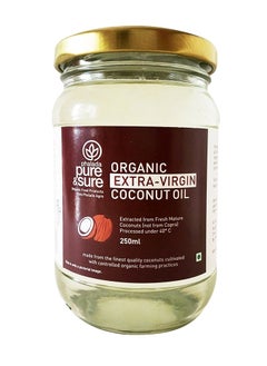 Buy Pure & Sure Organic Extra Virgin Coconut Oil, 250 ML in UAE