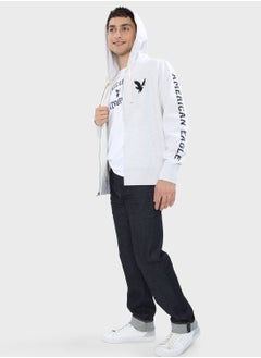 Buy Graphic Zip Through Hoodie in UAE