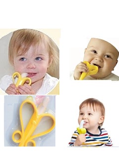 Buy Baby teether and training toothbrush in banana pattern in Egypt