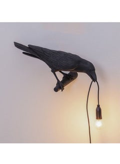 Buy Lucky Bird Decorative Night Light, Crow Wall Lamp, Table Lamp, Home Furnishings, Bedroom Bedside, Living Room (Black Right) in Saudi Arabia
