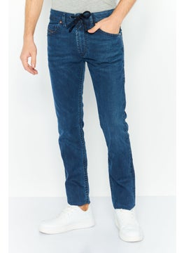 اشتري Men Regular Fit Dark Wash Stretchable Jeans,  Navy في الامارات