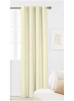 اشتري American Blackout Curtains Thermal Insulated Fabric 1panel - Beige-140x280 في مصر