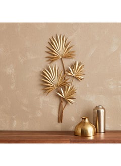 اشتري Percy Leaf Branch Metal Wall Art 39x74x3 cm في الامارات