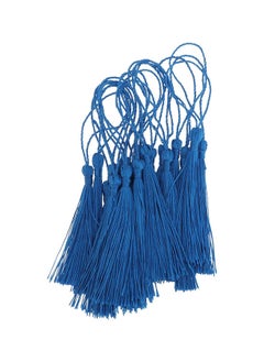 Buy Milisten 20 X Soft Silky Tassels With Hanging Earrings For Diy Art And Crafts Making Supplies For Jewellery Bookmark Curtain Bow (Blue) -- Blue in Egypt