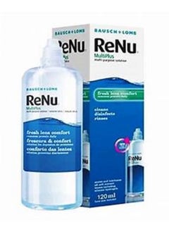 Buy Renu Baush & Lomb 120 ml Multiplus Contact Lens Solution - Clear in Egypt