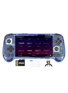 اشتري ANBERNIC RG556 Handheld Game Console Unisoc T820 Android 13 5.48 inch AMOLED Screen 5500mAh WIFI Bluetooth Retro Video Players (Blue 256G) في السعودية