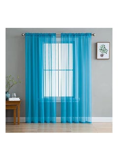 Buy Elegant Voile Chiffon Curtains Rod Pocket Design 1 Panel in Egypt