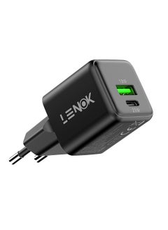 Buy LENOK 25W Dual Port USB C PD Super Fast ChargerBlock,25 watt GaN PD/PPS USB C Fast Wall Charger Block for Samsung Galaxy S24/S23/S22+/S21 Ultra/Plus/S20/Note 20/Z Fold 5 in Egypt