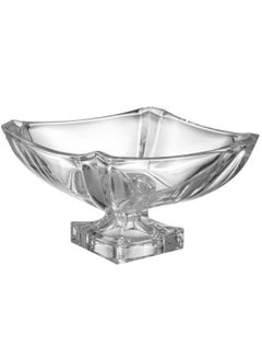 Buy Serving Plate With A Decorative Glass Base And Divisions Inside in Saudi Arabia