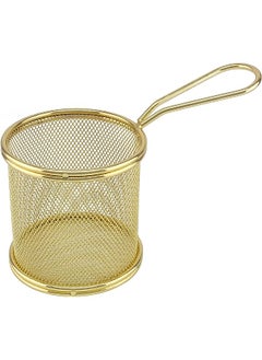 اشتري Steel Fry Basket, Gold - BD-BASK-9G في الامارات