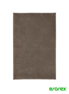 Buy Bath mat brown 50x80 cm in Saudi Arabia