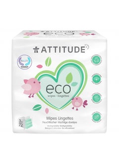 Buy Biodegradable Baby Wipes, Plant Based Unscented Diaper Wipes for Babies and Newborn, Dermatologically Tested, Vegan, 72 Count (Pack of 3) in UAE