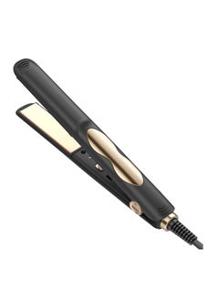 Buy Mini Ceramic Hair Straightener and Curler 2 in 1 Dormitory Hair Straightener Black in UAE