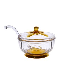 Buy Alhoora Gold Acrylic Sugar Bowl With Spoon in UAE