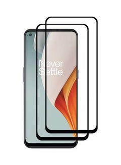 اشتري 2-Pack Super Shieldz 3D Tempered Glass Screen Protector For OnePlus Nord N100 Clear/Black في الامارات