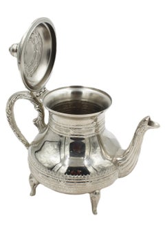 اشتري Moroccan Arabic Traditional Silver Plated Tea Pot 20 X 24 cm في الامارات