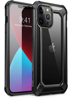Buy SUPCASE Unicorn Beetle EXO Series Case for iPhone 12 Pro Max (2020 Release) 6.7 Inch, Premium Hybrid Protective Clear Bumper Case (Black) in Egypt