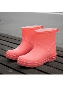 Buy New Couple Rain Boots Non-slip Durable Fishing Waterproof ShoesRed Red in Saudi Arabia