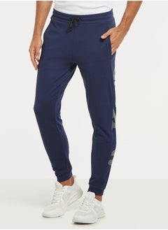 Buy Kappa Logo Print Joggers with Drawstring Closure and Pockets in Saudi Arabia