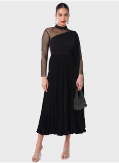 اشتري One Sided Pleated Cape Dress في السعودية