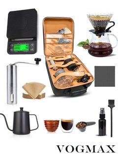 Buy 12 Piece High Quality Coffee Set Coffee Grinder Coffee Maker With Case in Saudi Arabia