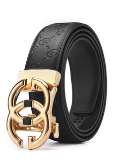 Buy New Leather Automatic Buckle Belt With Alloy Buckle For Underwear Waist Belt in Saudi Arabia