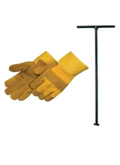 Buy Manhole Open Key Using leather gloves, remove the cover easily with this universal manhole lifting key. in UAE