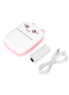 Buy MYK Portable Mini Photo Printer with 1 Rolls of Paper Pink in UAE