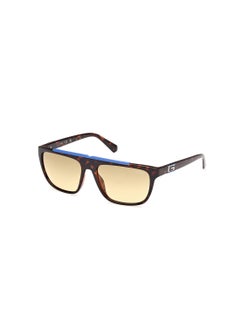 اشتري Men's UV Protection Rectangular Shape Sunglasses - GU0012252F57 - Lens Size: 57 Mm - Dark Havana في السعودية