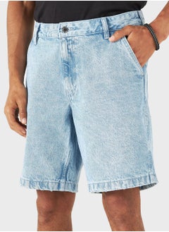 Buy Pocket Detail Denim Shorts in UAE