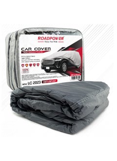 اشتري zipper Car Cover With Mirror Pocket For All Weather Waterproof Windproof Dustproof Full Covers PVC And Cotton Fabric Tight Taffeta smooth Non-Abrasive (NEW LC, 232''X 80''X 63'') في الامارات