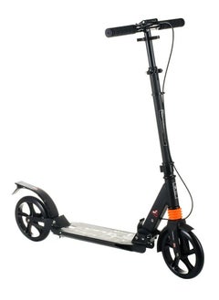 Buy Push Scooter With Large Wheels, Adjustable Height And Foldable Double Suspension System Caliper Brakes in Saudi Arabia