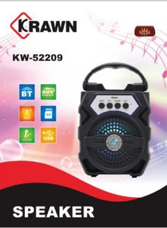 Buy Portable Wireless Speaker Bluetooth/USB/TF/AUX/FM in Saudi Arabia