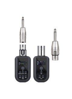 Buy Microphone Wireless Xlr Transmitter and Receiver UHF Wireless Mic System in Saudi Arabia