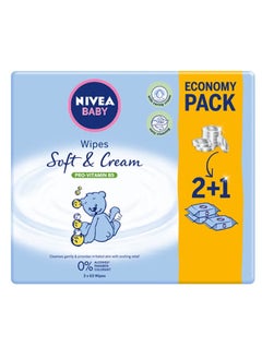 اشتري Baby Soft And Cream Caring Protection Wipes في السعودية