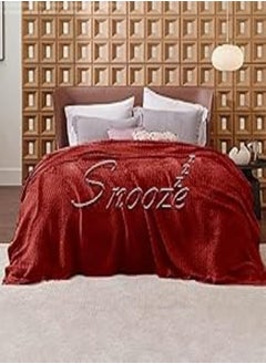 Buy Cotton Coverlet -Dark red-160 * 230 cm in Egypt