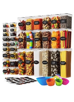 اشتري Airtight Food Storage Container Set with Lids - Superior Variety Pack of 36 for Kitchen & Pantry Organization, BPA Free Kitchen Storage Containers for Cereal, Flour &, Sugar في الامارات