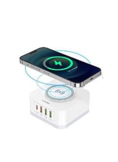 Buy 32W Wireless Charger, LDNIO 5-in-1 Multi-Device Wireless Charging Station, 15W Max Qi-Certified Wireless Charger & 20W USB-C Port Fast Charger Compatible with iPhone, iPad, AirPods, Samsung, Tablet in Egypt