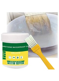 اشتري 100g Transparent Waterproof Glue Multifunctional Odorless Quick-drying Waterproof Agent,Free From Smashing Bricks And Repairing Leaks,Used For Bathroom,Kitchen,Indoor,Outdoor repairs with brush في السعودية