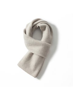 Buy Unisex Cashmere Scarf Knitted Warm WinterMilk camel Milk camel in UAE