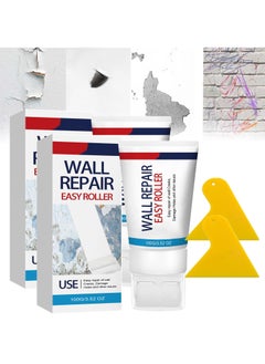 Buy Wall Mending Ointment, 2Pcs Home Wall Repair Cream, 3 in 1 Repair Applicator Wall, Crack Filler for Walls, Patching Plaster Wall Repair,Wall Mending Agent, Hole Patching Kit Wall Drywall in Saudi Arabia