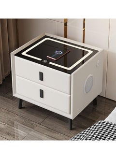 Buy Smart bedside table rechargeable and multifunctional wireless Charging and BT speaker for bedroom in UAE