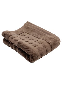 Buy HOME IDENTITY 100% COTTON BATH MAT | BROWN | 50X80CM in UAE