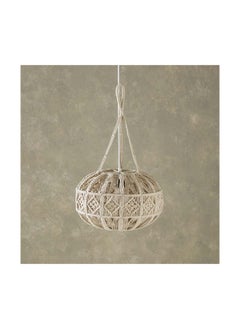 اشتري Kengston Macrame Hanging Ceiling Lamp 35 x 23.5 x 35 cm في الامارات